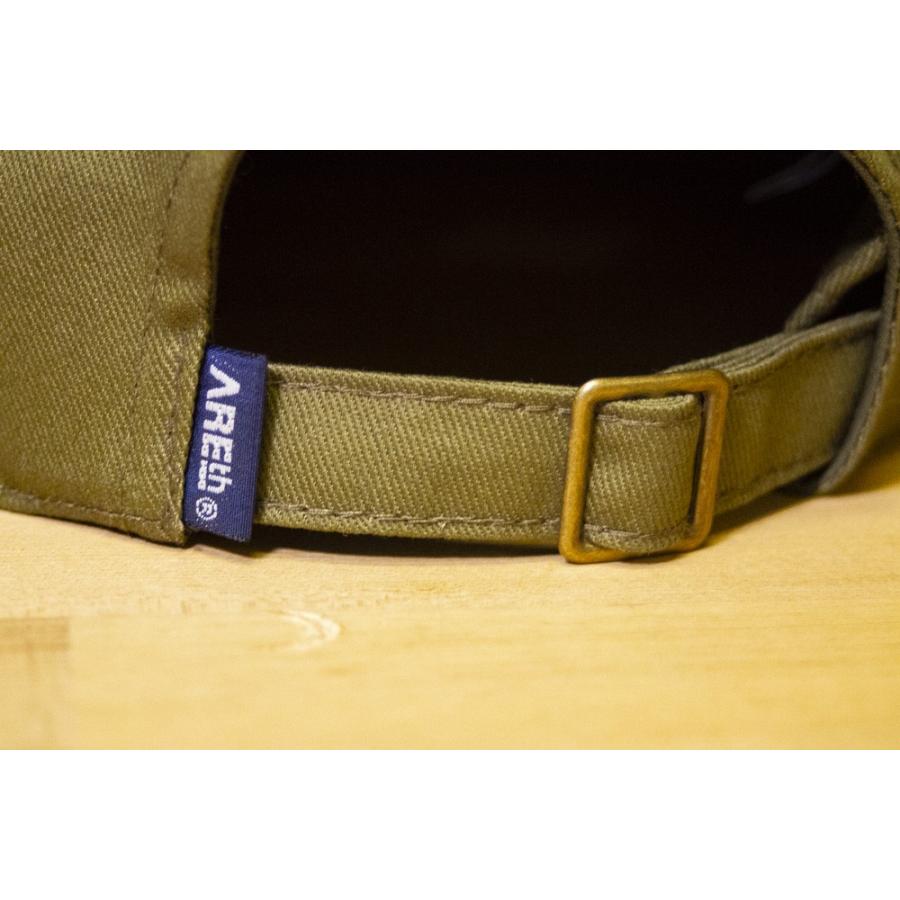 AREth FLAG CAP アース フラッグキャップ olive｜oddball-skate-snow｜03