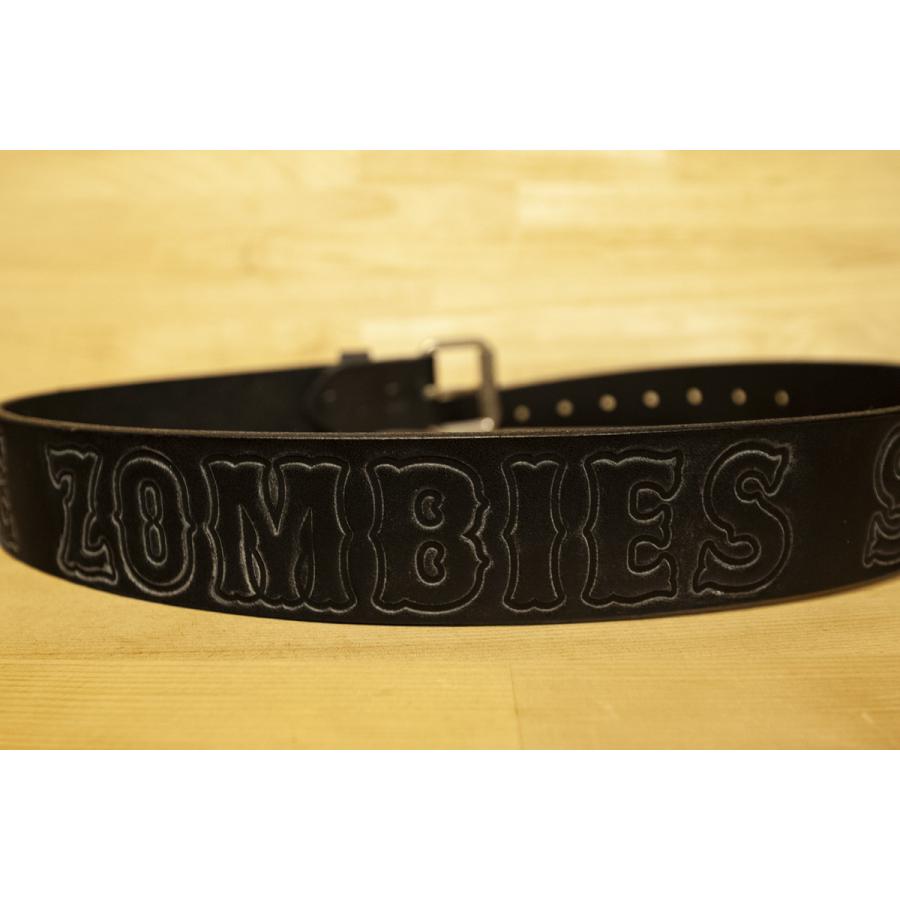 CYCLE ZOMBIES (サイクルゾンビーズ,ベルト) GOTH LEATHER BELT black｜oddball-skate-snow｜02