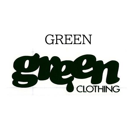 green GREEN CLOTHING グリーンクロージング ステッカー DIE CUT 