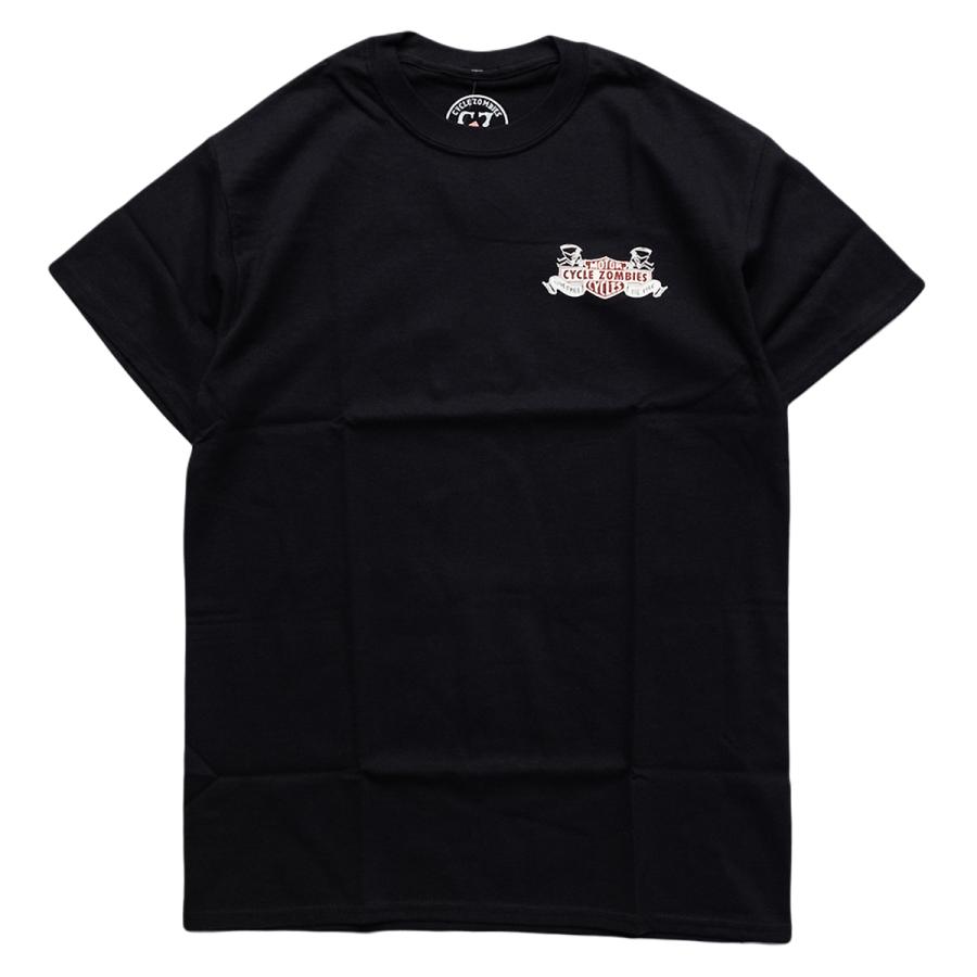 CYCLE ZOMBIES DIE FREE S/S TEE black サイクルゾンビーズ Tシャツ