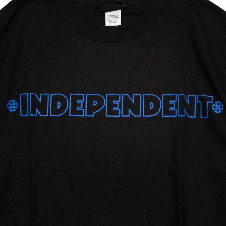 INDEPENDENT BC PRIMARY S/S TEE black blue インディー Tシャツ｜oddball-skate-snow｜03