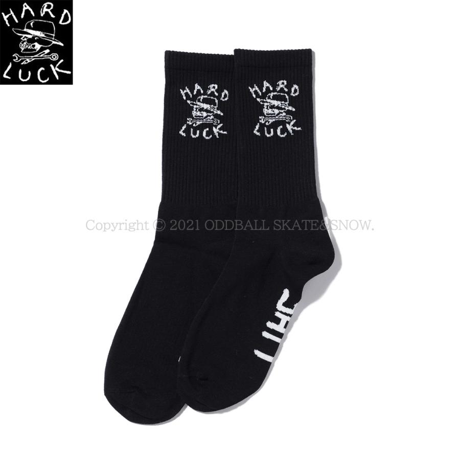 HARD LUCK OG LOGO SOCKS black ハードラック 靴下 ソックス : ODDBALL 