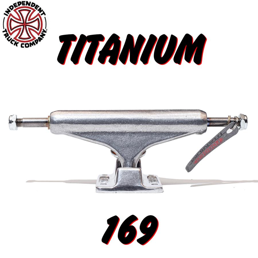 INDEPENDENT TRUCK COMPNY INDEPENDENT TRUCKS FORGED TITANIUM SILVER