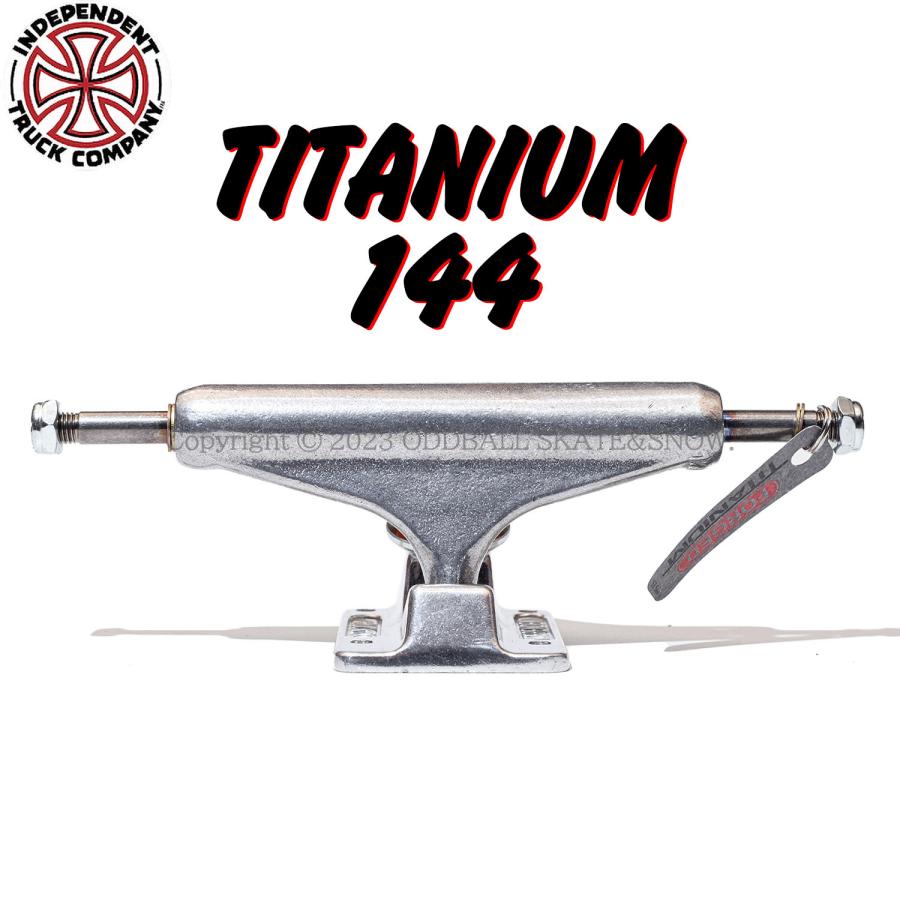 INDEPENDENT TRUCK COMPNY INDEPENDENT TRUCKS FORGED TITANIUM SILVER