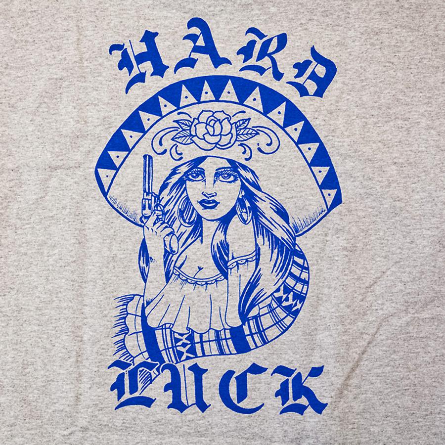 HARD LUCK ADELITA S/S  TEE grey ハードラック 半袖Tシャツ｜oddball-skate-snow｜05