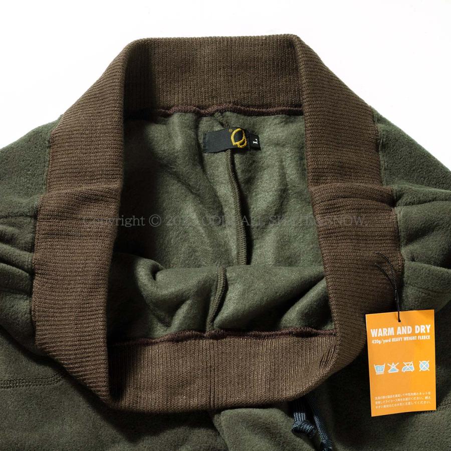 GREENCLOTHING GREEN CLOTHING FLEECE PANTS Olive グリーン