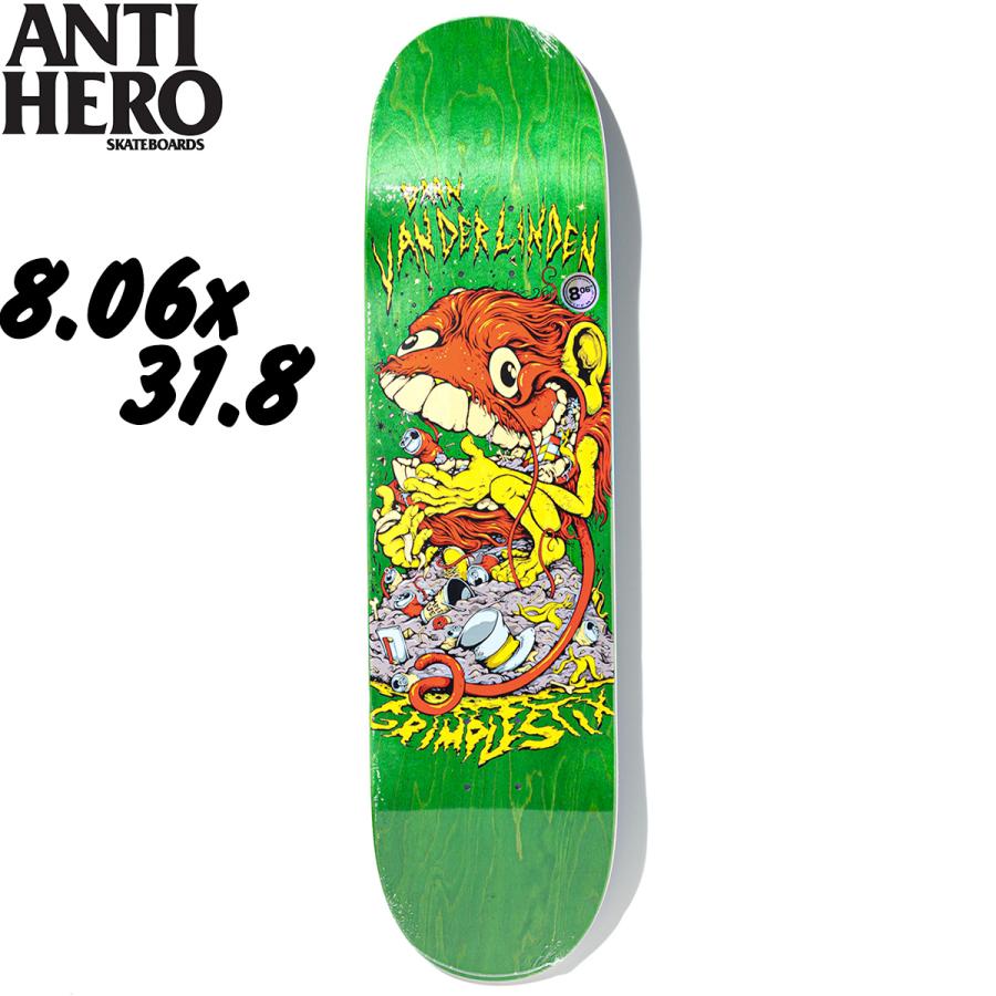 アンタイヒーロー 8.06インチ スケボー デッキ ANTI HERO SKATEBOARDS 