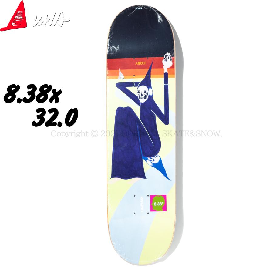 UMA 8.38インチ COLMAN CODY CHAPMAN DECK 8.38 ウーマ スケートボード 