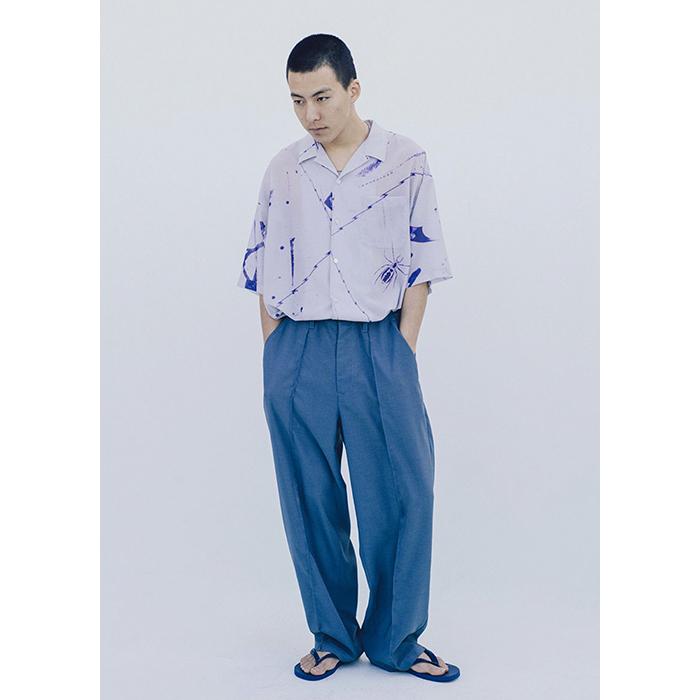 Evisen Skateboards EVISEN PIN TUCK STRETCH SLACKS えびせん Evisen Skateboards EVISEN PIN TUCK STRETCH SLACKS えびせん