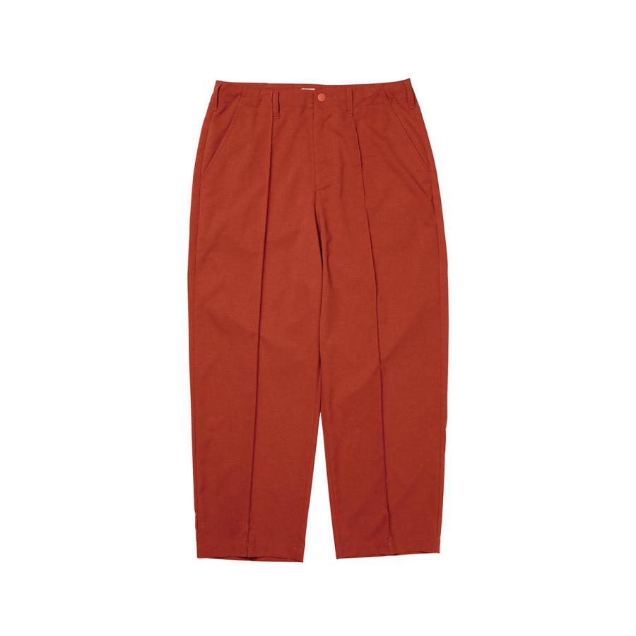 EVISEN PIN TUCK STRETCH SLACKS えびせん ワイドスラックス｜oddball-skate-snow｜05