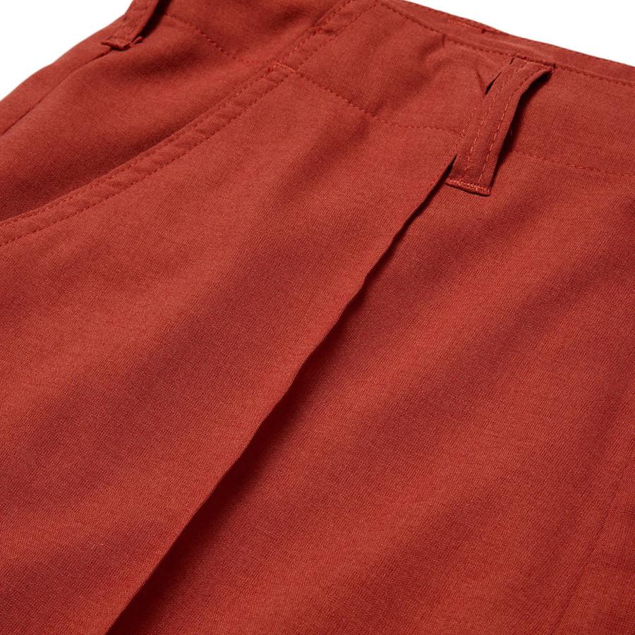 EVISEN PIN TUCK STRETCH SLACKS えびせん ワイドスラックス｜oddball-skate-snow｜09