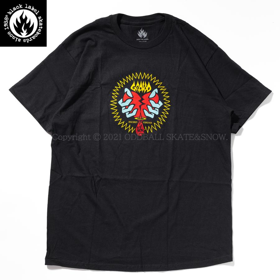 BLACK LABEL BLACK LABEL GROSSO BROKEN HEART S/S TEE black ブラック