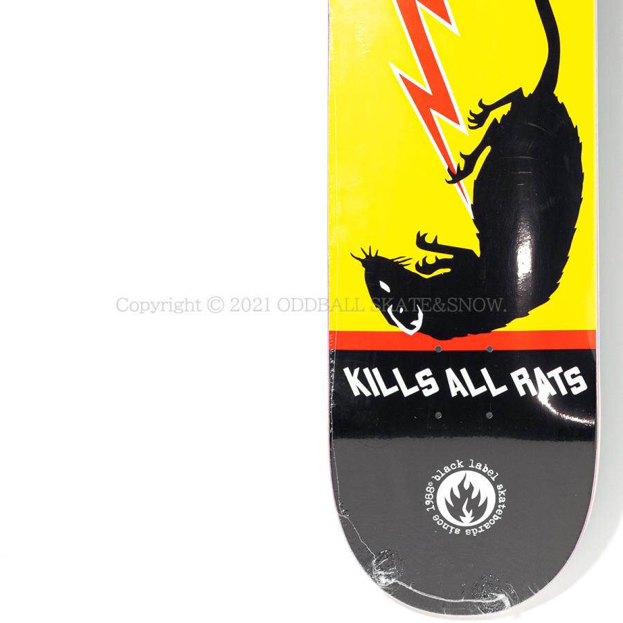 スケートボードデッキ　ブラックレーベル　 BLACK LABEL 8.75インチ BLACK LABEL JAKE REUTER RAT KILL 8.75 ブラックレーベル スケボー
