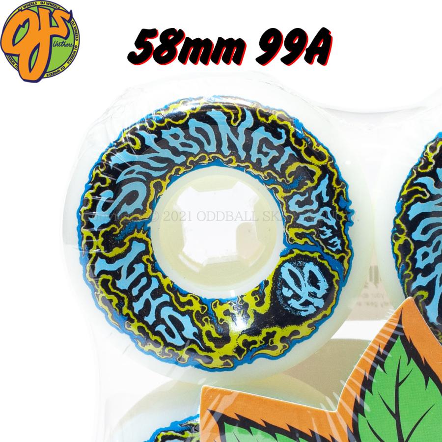 OJ WHEEL SHIN SANBONGI MINI COMBO SHAPE 58mm 99A Art by MAKO