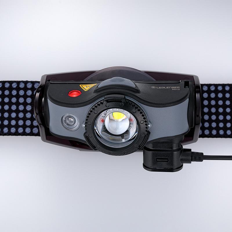 LEDLENSER MH5 BLACK/GREY 502147 レッドレンザー ヘッドライト