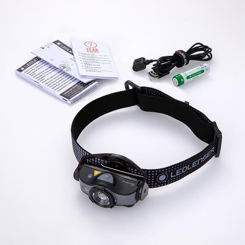 LEDLENSER MH5 BLACK/GREY 502147 レッドレンザー ヘッドライト USB 