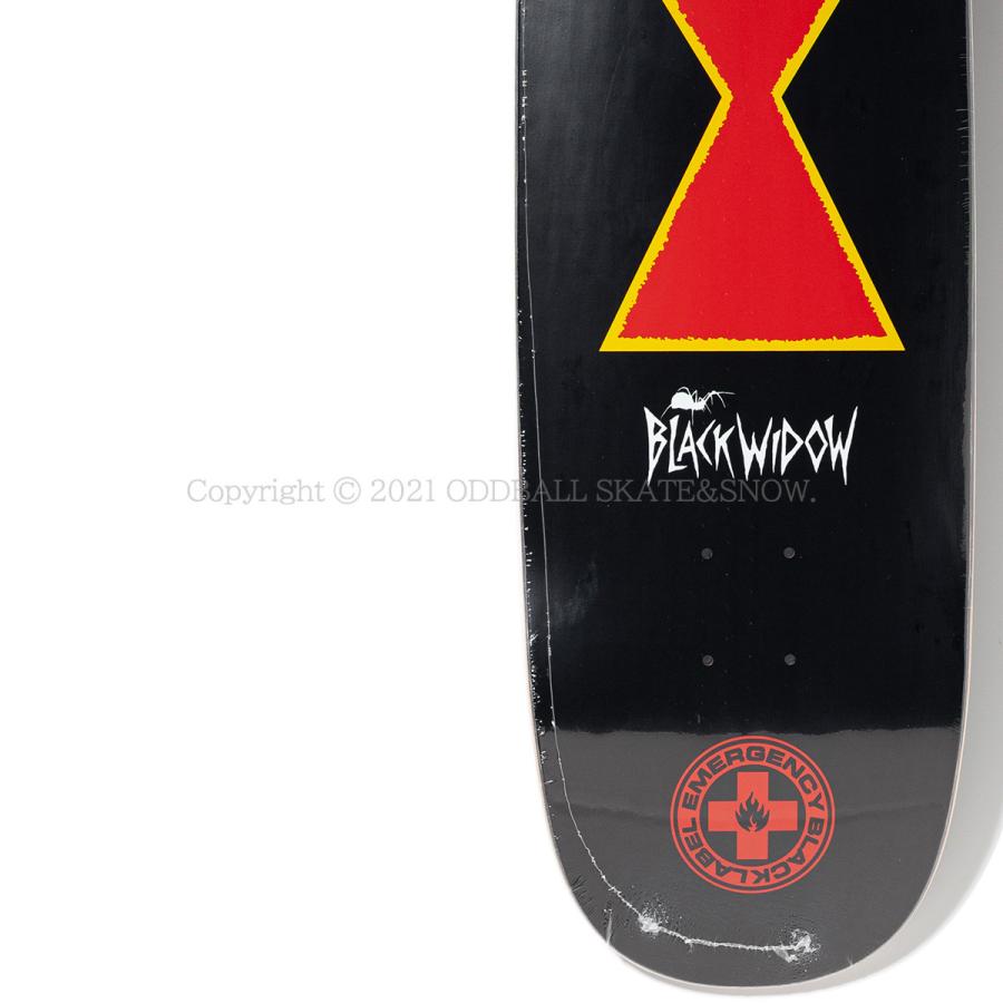 ブラックレーベル 9.25インチ スケボー デッキ カスタムシェイプ BLACK