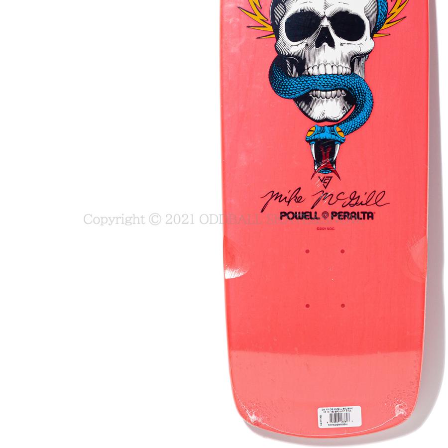 POWELL PERALTA 10インチ MCGILL SKULL&SNAKE 10.0 パウエルペラルタ スケボー デッキ カスタムシェイプ オールドスクール｜oddball-skate-snow｜04