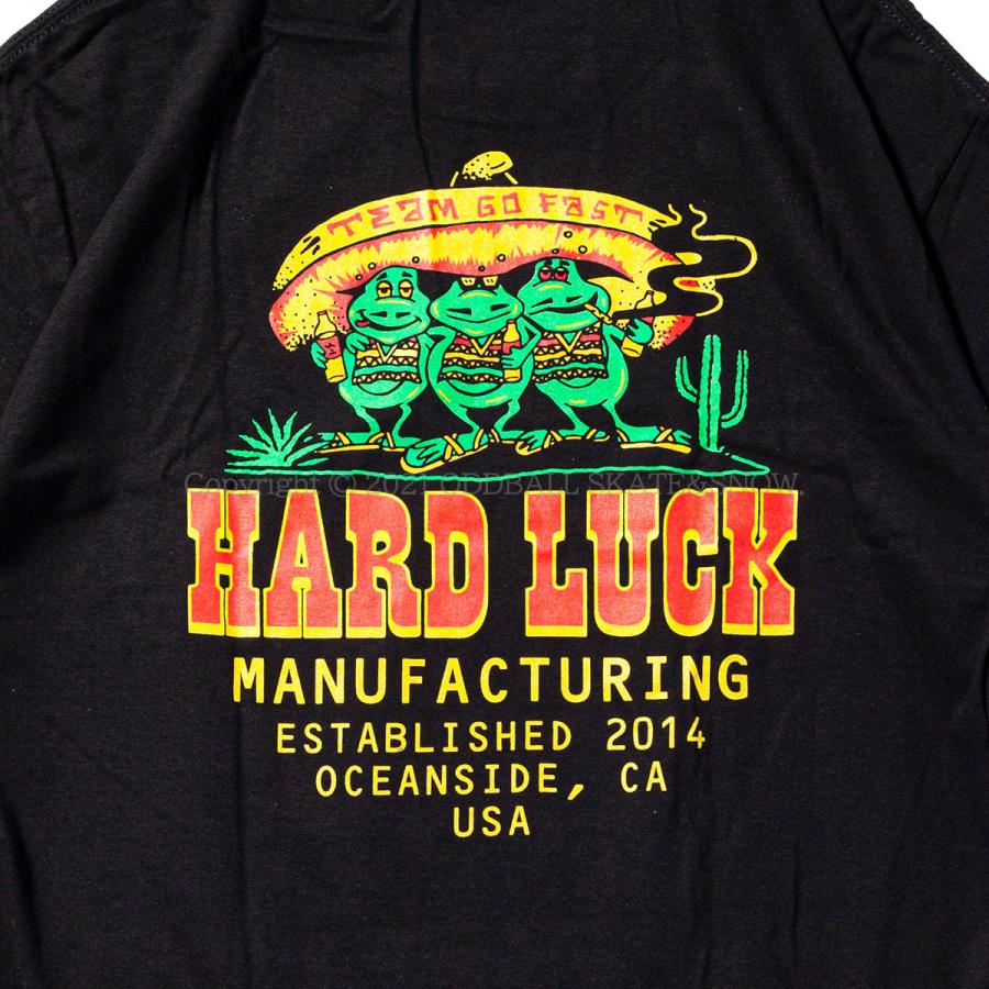 HARD LUCK RANAS CANTINA S/S TEE black ハードラック 半袖Tシャツ｜oddball-skate-snow｜05