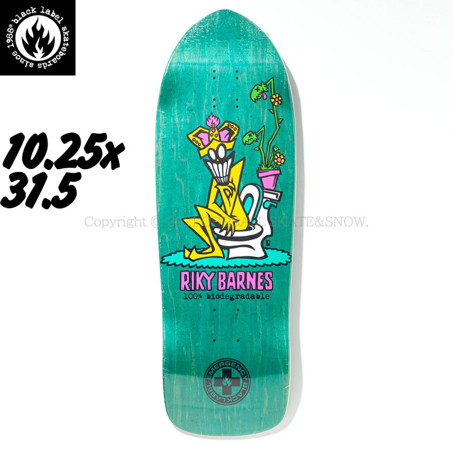 BLACK LABEL RIKY BARNES 100% BIODEGRADABLE 10.25 BLUE ブラック