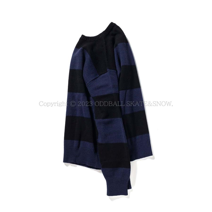 GREENCLOTHING 22-23 GREEN CLOTHING WOOL SWEATER Black/Navy GREENCLOTHING 22-23 GREEN CLOTHING WOOL SWEATER Black/Navy