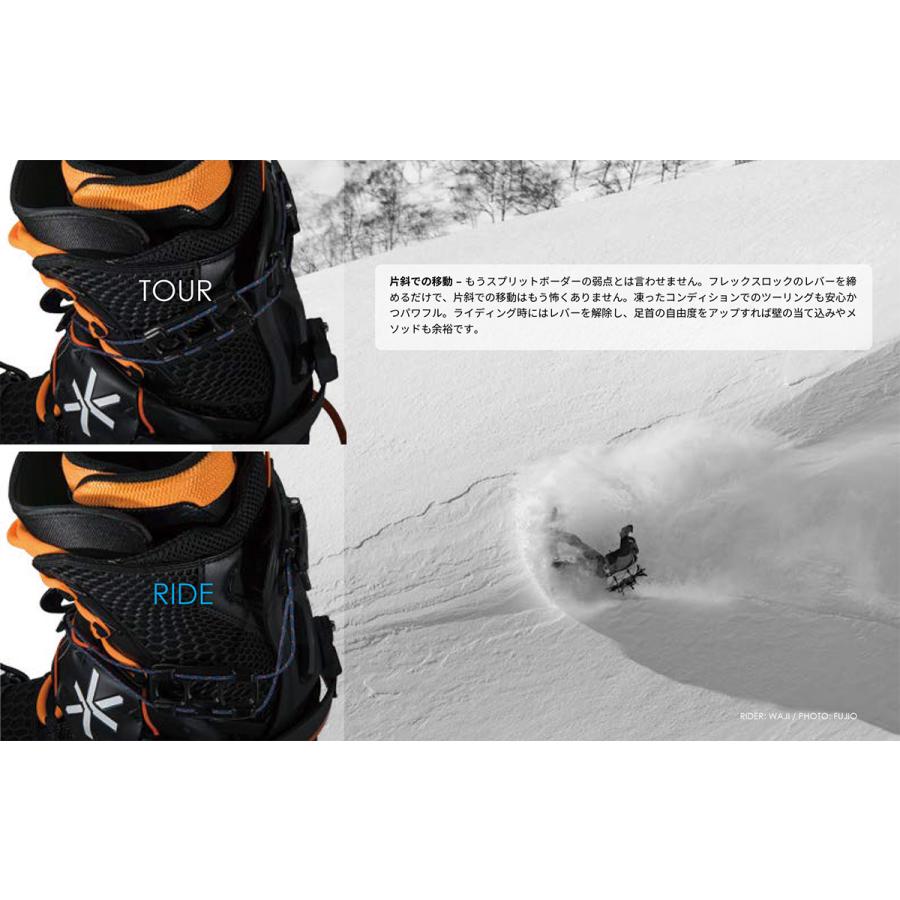 スノーボード ビンディング カラコラム フレックスロック KARAKORAM