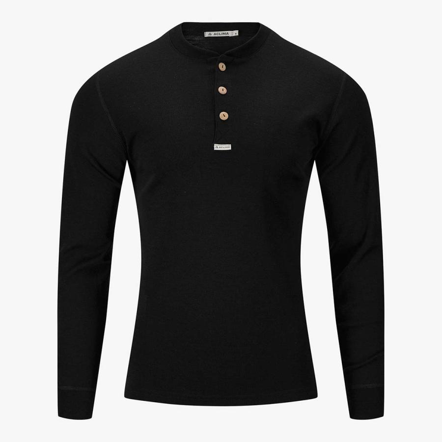 アクリマ ウォームウール グランダッド シャツ ACLIMA WarmWool