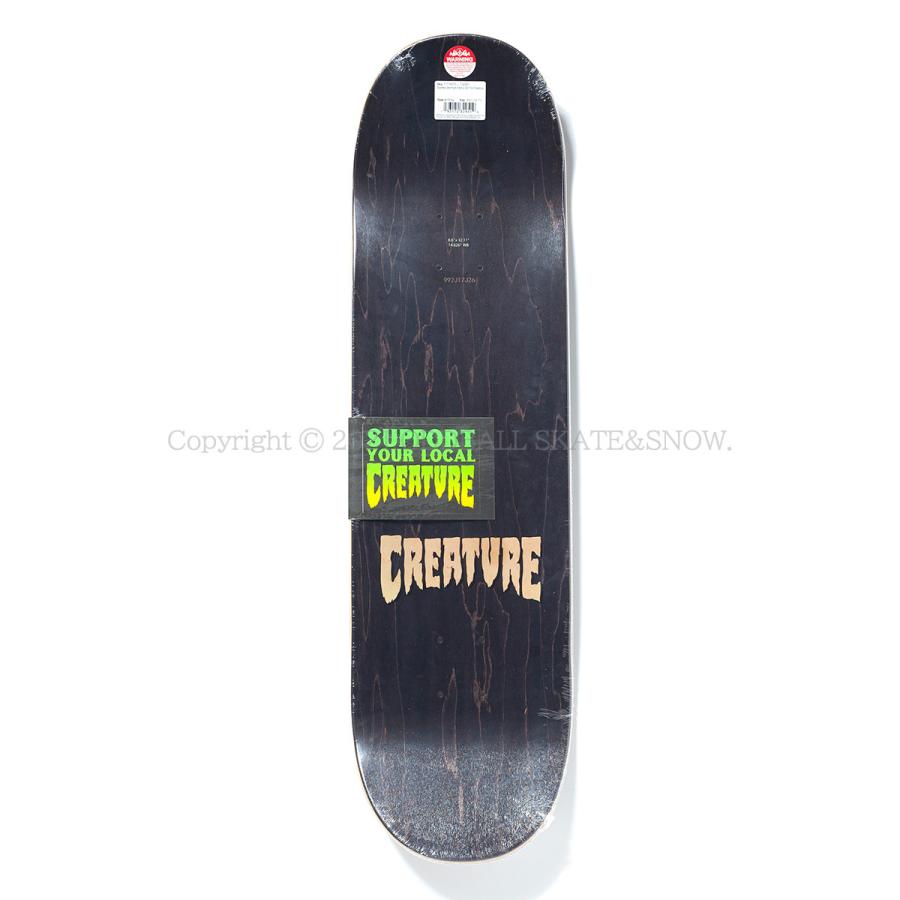 CREATURE SKATEBOARDS BAEKKEL SKIRMISH 8.6 クリーチャー スケボー デッキ ケビン・ベッケル｜oddball-skate-snow｜05