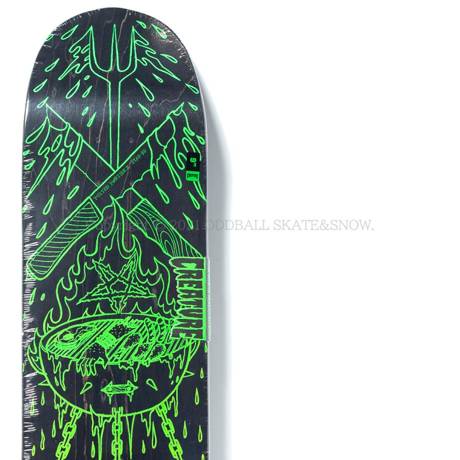 CREATURE SKATEBOARDS MARTINEZ STAB-BQ art by Sam Hitz 8.99インチ クリーチャー スケボー デッキ ミルトン・マルチネス｜oddball-skate-snow｜03