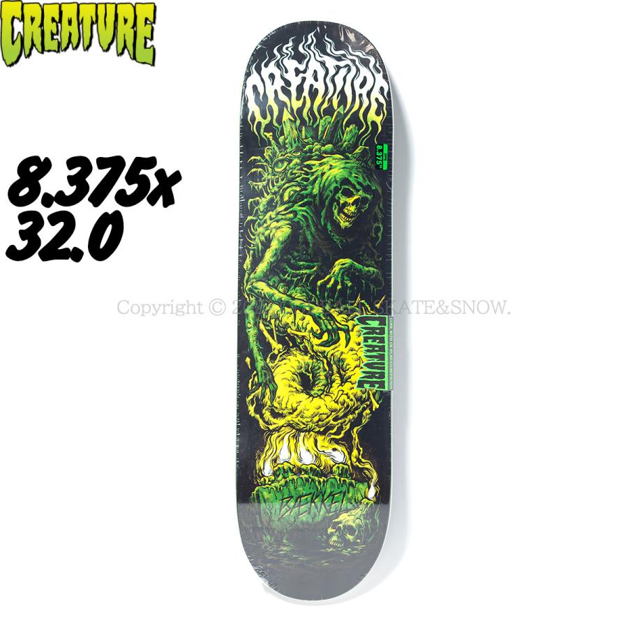 CREATURE SKATEBOARDS BAEKKEL GRAVEYARD 8.375 クリーチャー スケボー デッキ ケビン・ベッケル｜oddball-skate-snow