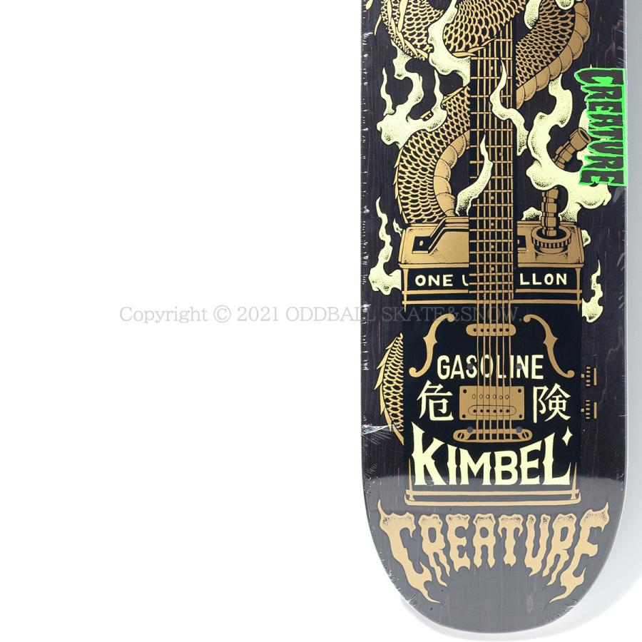 CREATURE SKATEBOARDS KIMBEL GAS CAN FLAME art by Yamaki Makoto 9.0インチ クリーチャー スケボー デッキ ウィリス・キンベル｜oddball-skate-snow｜04