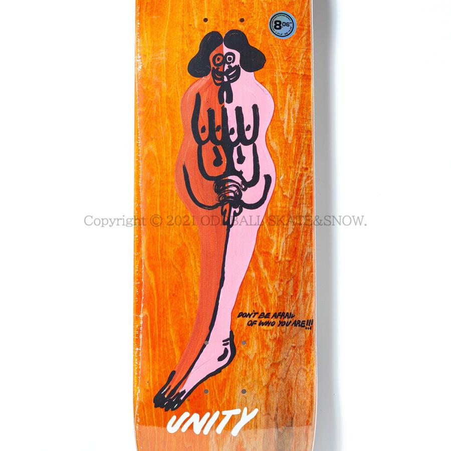 UNITY 8.06インチ TOGETHER 8.06 ORANGE ユニティー スケボー デッキ