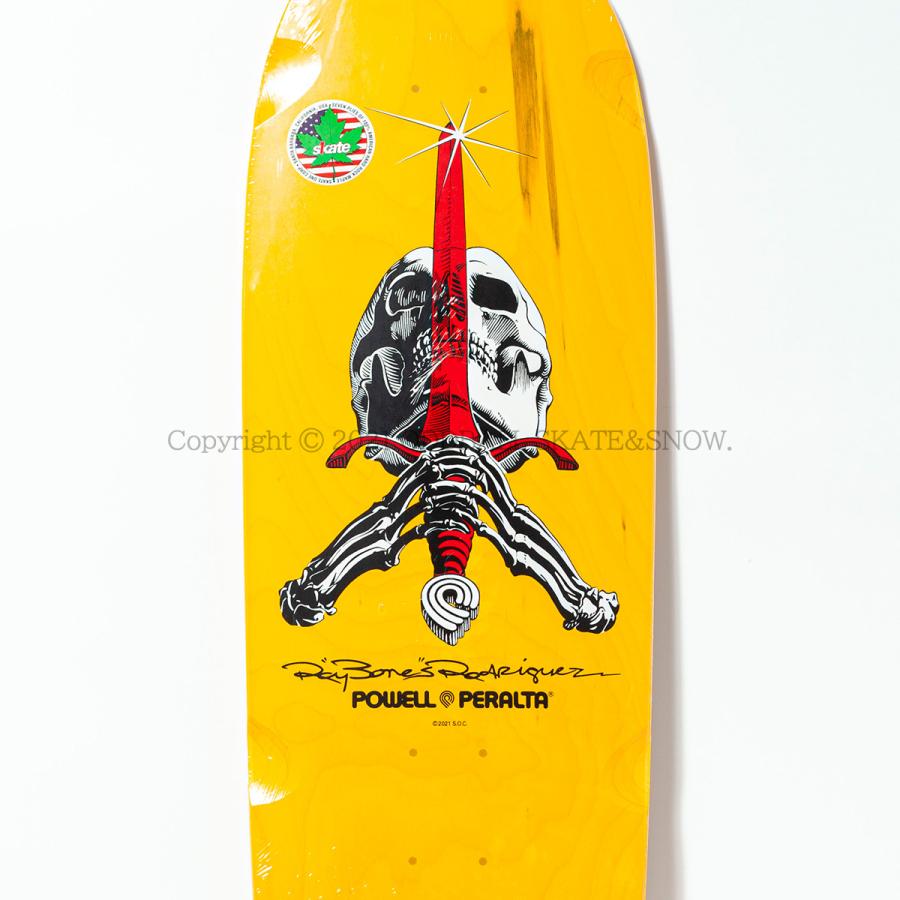 POWELL PERALTA 10インチ Ray Rodriguez Skull & Sword YELLOW POWELL PERALTA 10インチ Ray Rodriguez Skull & Sword YELLOW