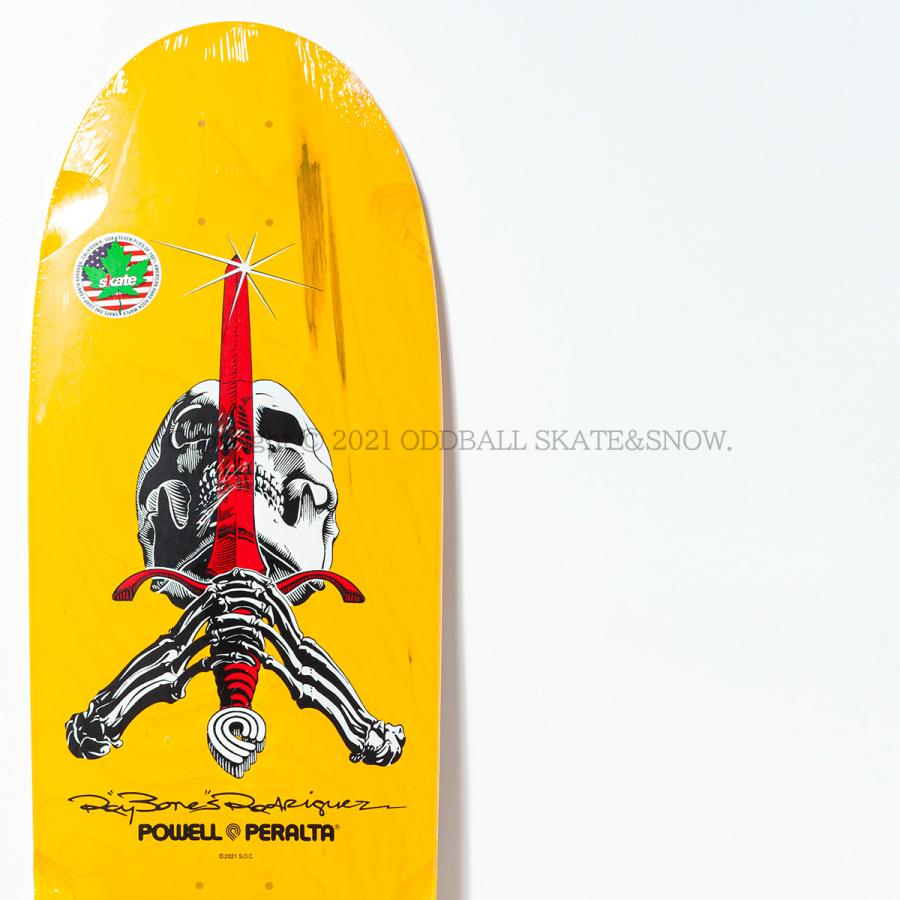 POWELL PERALTA 10インチ Ray Rodriguez Skull & Sword YELLOW POWELL PERALTA 10インチ Ray Rodriguez Skull & Sword YELLOW