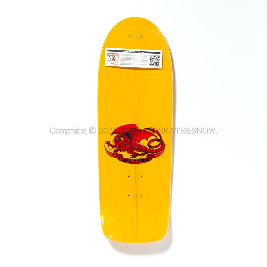 POWELL PERALTA 10インチ Ray Rodriguez Skull & Sword YELLOW POWELL PERALTA 10インチ Ray Rodriguez Skull & Sword YELLOW