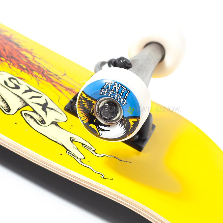 ANTIHERO（アンタイヒーロー） キッズ スケボーコンプリート 7.5 完成
