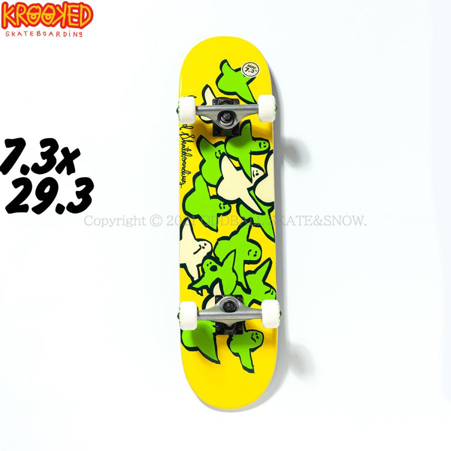 KROOKED（クルキッド） キッズ スケボーコンプリート 7.3 完成品