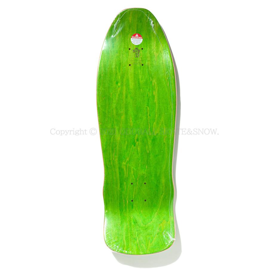 DOGTOWN DOG TOWN SKATEBOARDS RAT FACE 2 green 10.0インチ