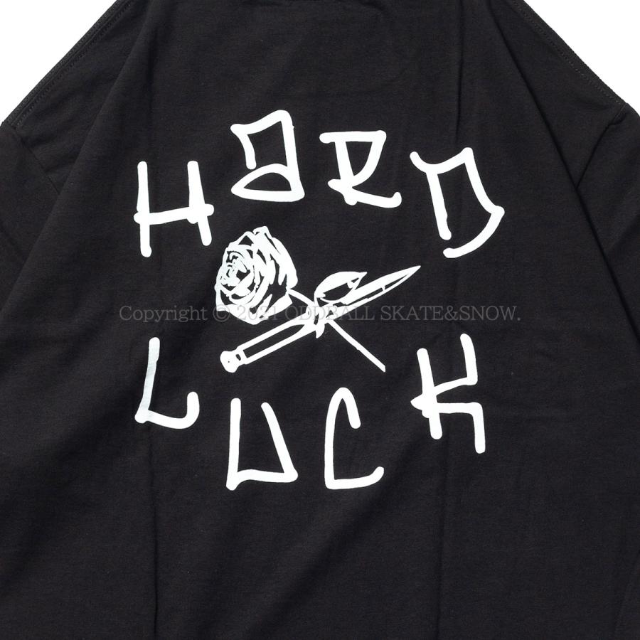 HARD LUCK Rose & Dagger S/S TEE black ハードラック 半袖Tシャツ｜oddball-skate-snow｜05