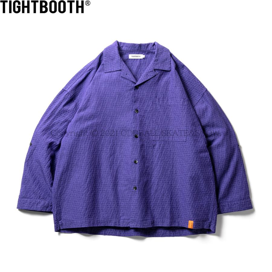 TIGHTBOOTH PRODUCTION タイトブース TBPR T JACQUARD ROLL UP SHIRT 