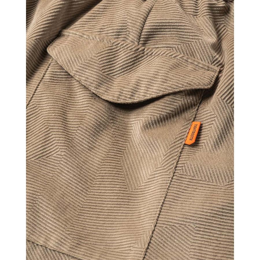 【美品】  TIGHTBOOTH PRODUCTION / タイトブースプロダクション | GEOMETRIC CORD  PANTS コード ワイドパンツ | XL | オレンジ | メンズ TIGHTBOOTH PRODUCTION（タイトブースプロダクション） タイトブース