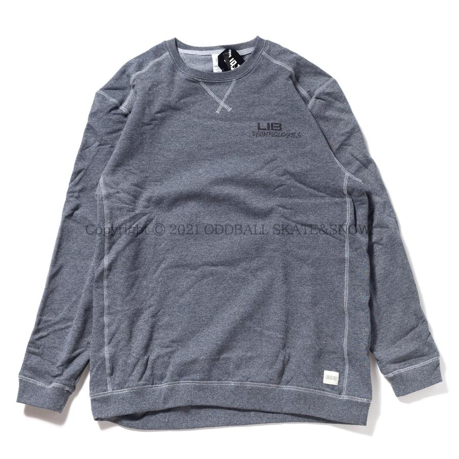 LIB TECH（リブテック） 正規品 LIBTECH SKELETON ECO CREW GREY スウェット スカル : ODDBALL ...