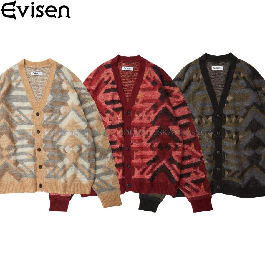 Evisen Skateboards EVISEN EVIJO MOHAIR CARDIGAN エビセン Evisen Skateboards EVISEN EVIJO MOHAIR CARDIGAN エビセン
