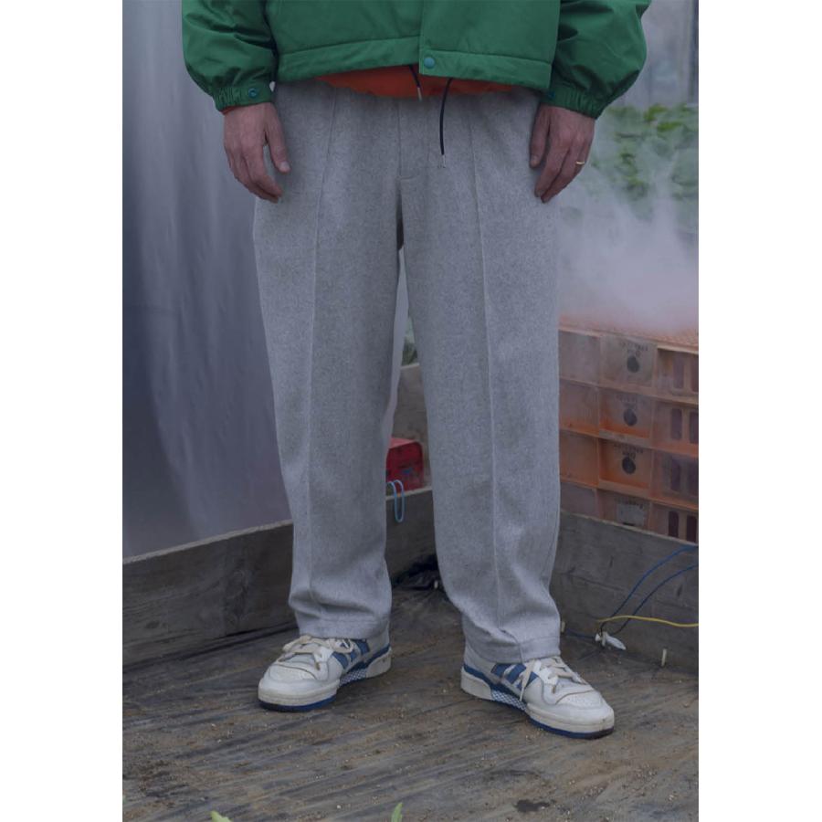 EVISEN WOOL PINTUCK TRACK PANTS えびせん ウールパンツ : 6805