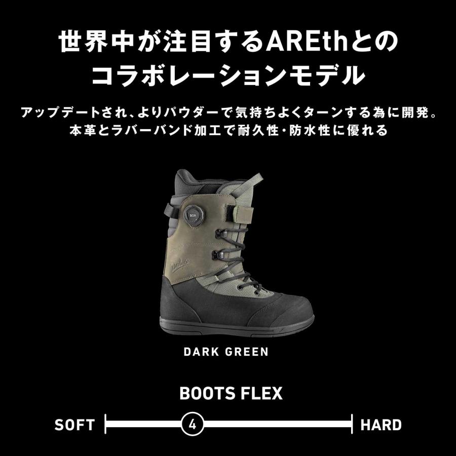 23-24 AREth × DEELUXE RIN Dark Green Stage3 インソール付｜oddball-skate-snow｜03