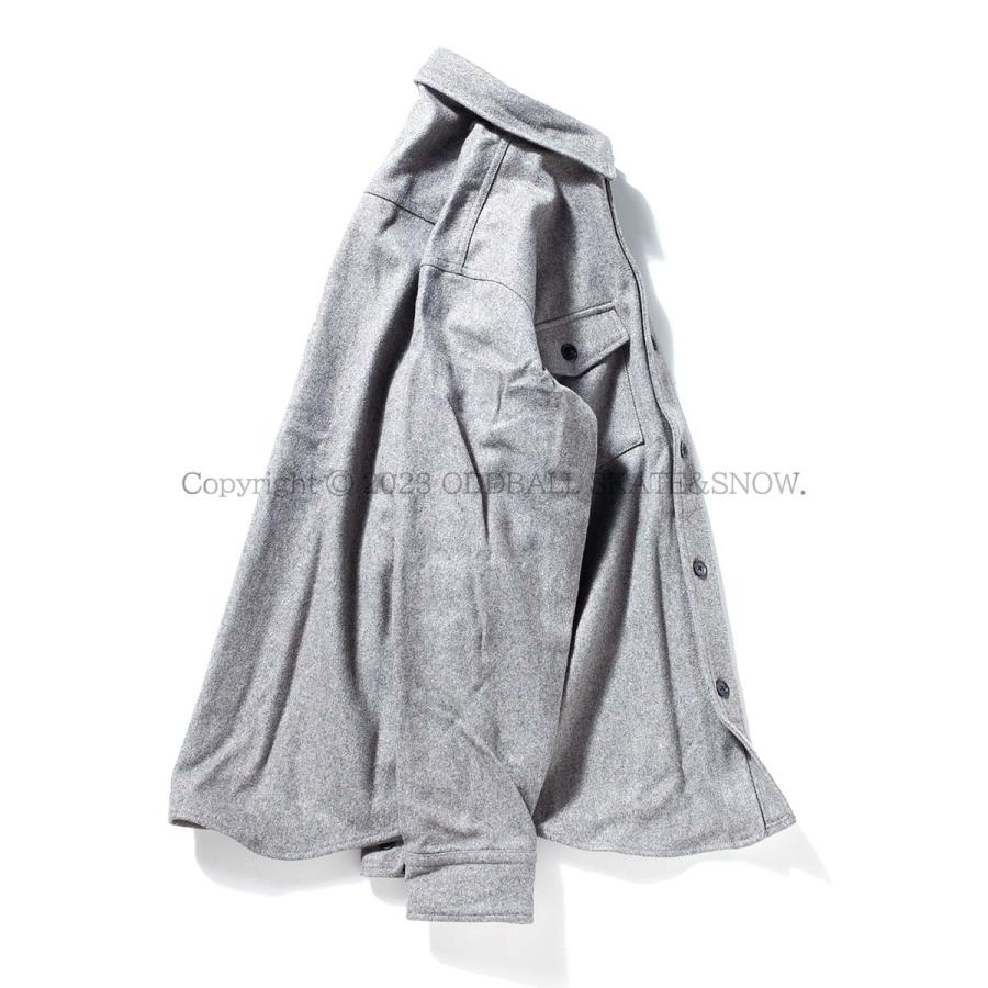 GREENCLOTHING 23-24 GREEN CLOTHING WOOL FLANNEL SHIRTS Ash GREENCLOTHING 23-24 GREEN CLOTHING WOOL FLANNEL SHIRTS Ash
