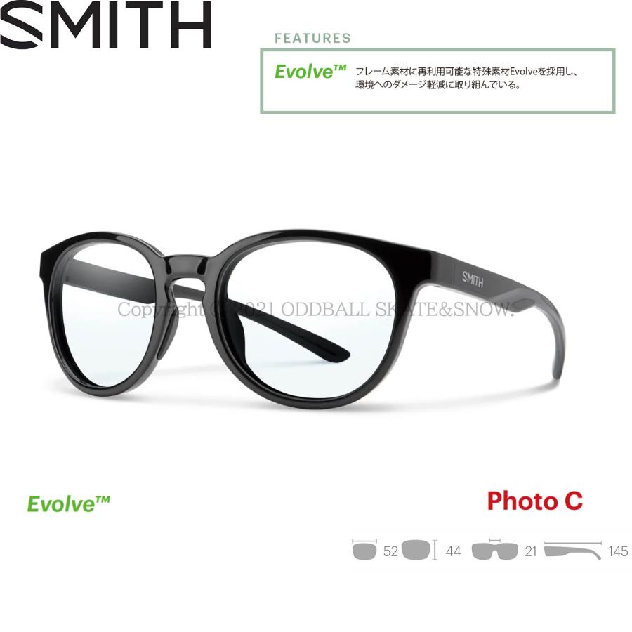 SMITH（スミス） SMITH Eastbank Black Photochromic Clear サングラス 