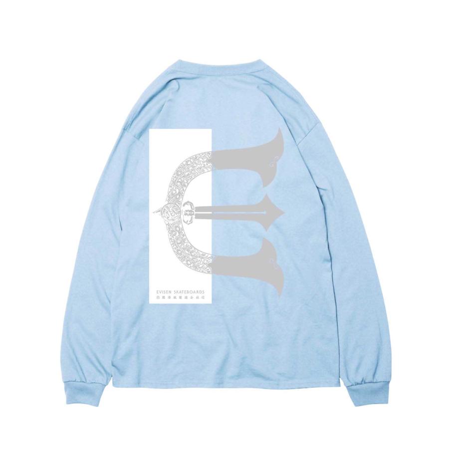 EVISEN E RECTANGLE L/S TEE エビセン ロンＴ 長袖Ｔシャツ : 7223