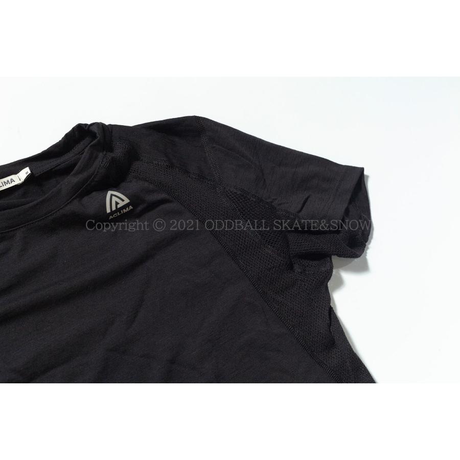 ACLIMA LightWool Sports T-Shirt Men's Jet Black アクリマ ライトウール スポーツTシャツ -  アウトドアウエア