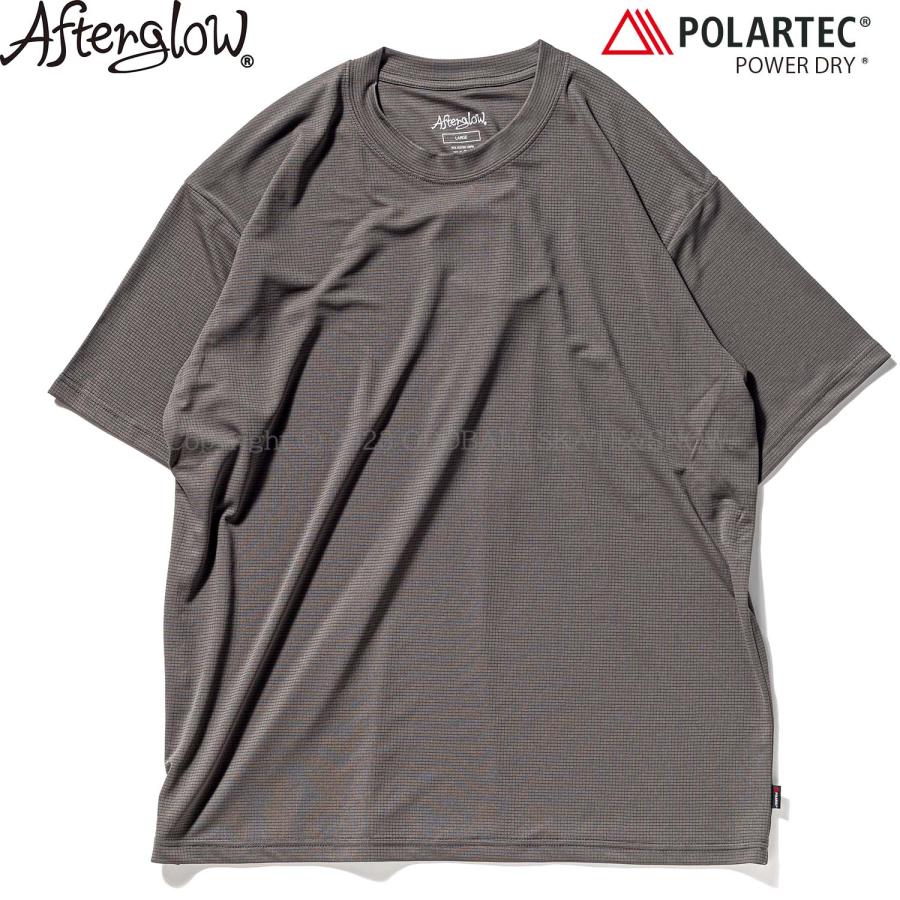 AFTERGLOW PD BASIC S/S T-SHIRTS SLATE GRAY アフターグロー パウダー